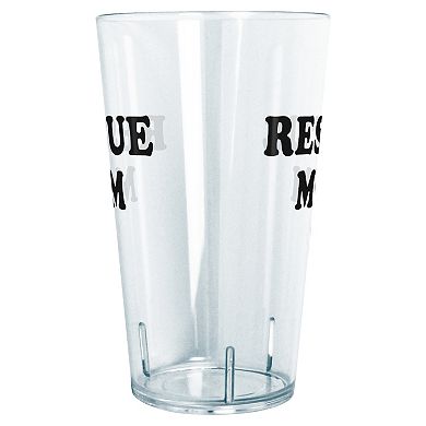 Rescue Mom Paw Print Graphic Tritan Tumbler
