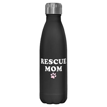 Rescue Mom Paw Print Graphic Bottle