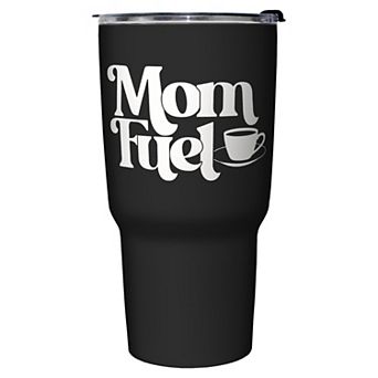 Coffee Mom Fuel Graphic Travel Mug