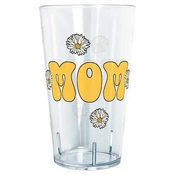 Mom Daisies Background Graphic Tritan Tumbler