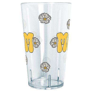 Mom Daisies Background Graphic Tritan Tumbler