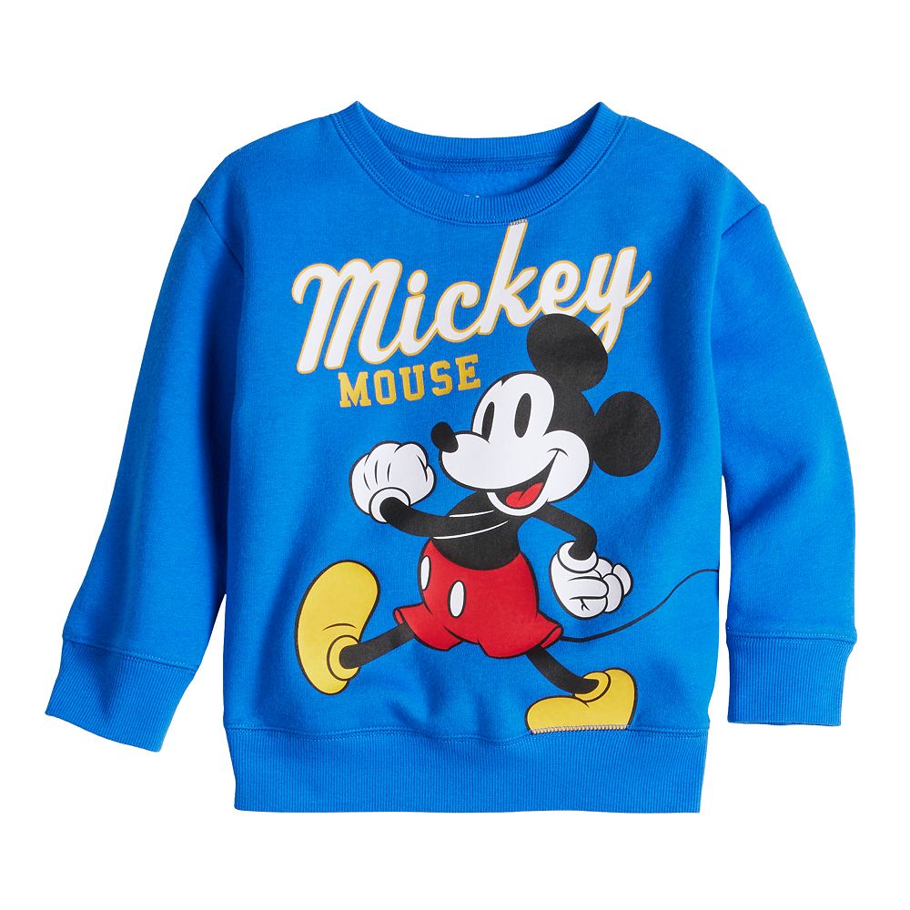 Disney s Mickey Mouse Toddler Boys Fleece Crewneck by Jumping Beans