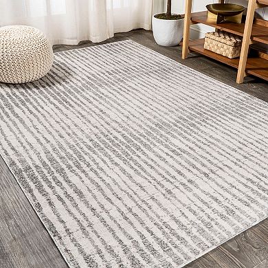 Skoura Modern Bold Stripe Area Rug