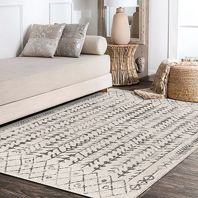 Ziri Moroccan Geometric Area Rug