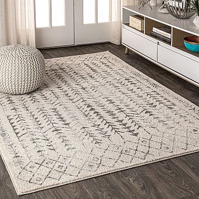 Ziri Moroccan Geometric Area Rug