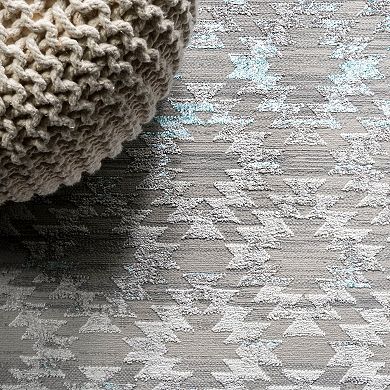 Timeworn Modern Abstract Area Rug