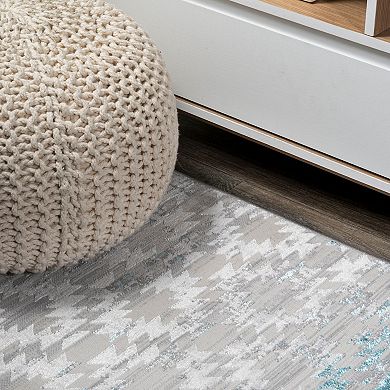 Timeworn Modern Abstract Area Rug