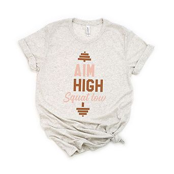Aim High Squat Low Short Sleeve Graphic Tee