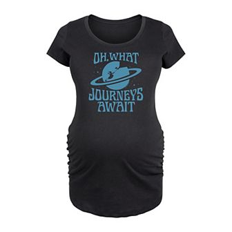 Maternity Dr. Seuss Oh What Journeys Await Graphic Tee