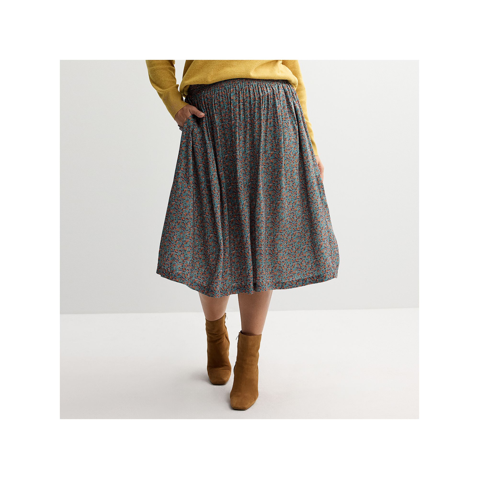 Plus Size Croft & Barrow® Polished Front Pull-On Skirt, Womens, Size: 5XL