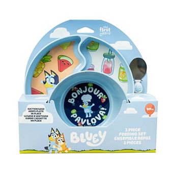 Bluey 3 pc Baby Feeding Set