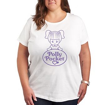 Plus Polly Pocket Logo And Doll Graphic Tee