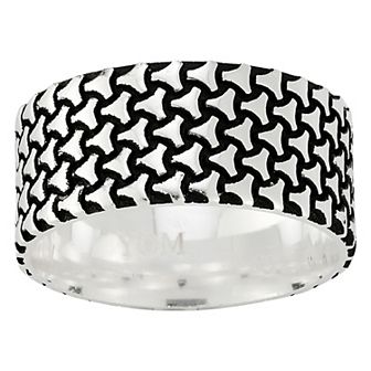 Menster Sterling Silver Oxidized Band Ring