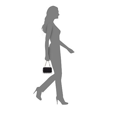 N by Nina M-Dollie Rhinestone & Fringe Clutch