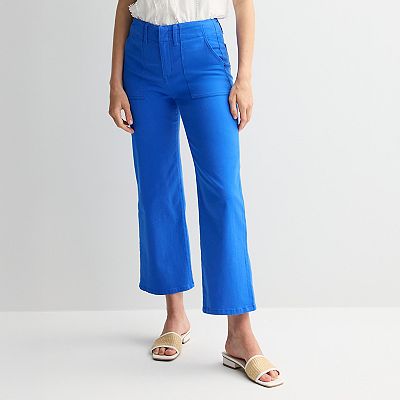 パンツ high waist straight twill pants Stretch Twill Straight Leg Pants | Talbots