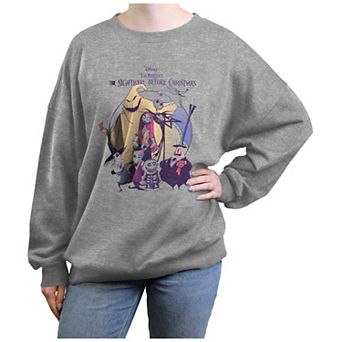 Disney's The Nightmare Before Christmas Scary Group Juniors' Graphic Fleece
