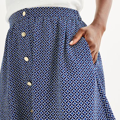 Button front midi skirt juniper ridge sale