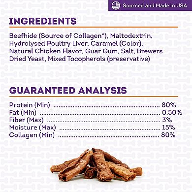 Treatly Collagen Chicken Meat Flavor Chip Rolls