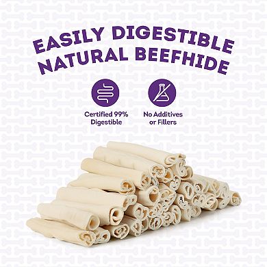 Treatly American Beefhide Mini Rolls - Natural