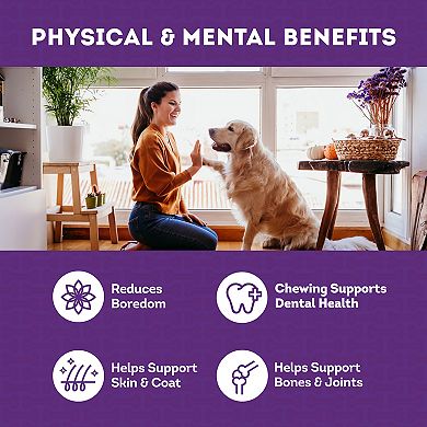 Treatly American Beefhide Mini Rolls - Natural