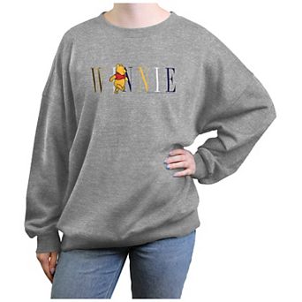 Disney's Winnie The Pooh Fashion Walk Juniors' Graphic Fleece