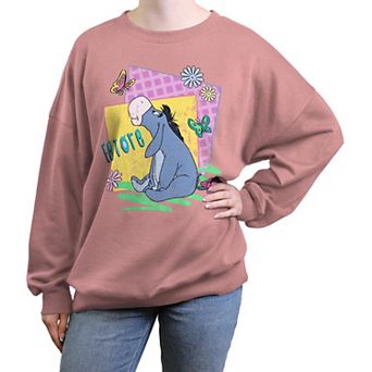 Disney's Winnie The Pooh Eeyore 90's Style Juniors' Graphic Fleece