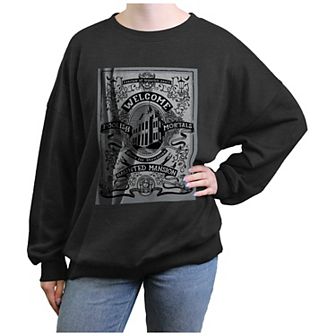Disney's Haunted Mansion Welcome Foolish Mortals Juniors' Graphic Fleece