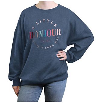 Juniors' Emily In Paris A Little Bonjour Graphic Fleece