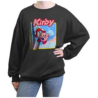 Juniors' Kirby Starry Box Graphic Fleece