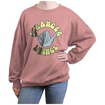 Juniors' Stranger Things Rad Hand Graphic Fleece