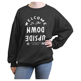 Juniors' Stranger Things Welcome To The Upside Down Graphic Fleece