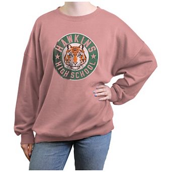Juniors' Stranger Things Hawkins High School Emblem Graphic Fleece