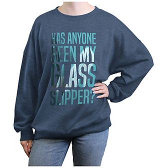 Disney's Cinderella Has Anyone Seen My Glass Sleeper Juniors' Graphic Fleece