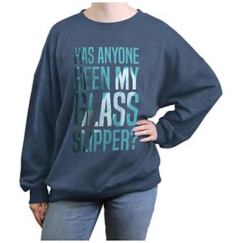 Disney's Cinderella Has Anyone Seen My Glass Sleeper Juniors' Graphic Fleece
