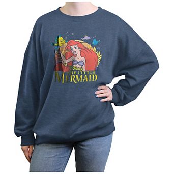 Disney's The Little Mermaid Title Logo Juniors' Graphic Fleece