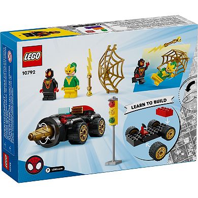 LEGO Marvel Spidey and His Amazing Friends Drill Spinner Vehicle 10792 Building Kit (58 Pieces)