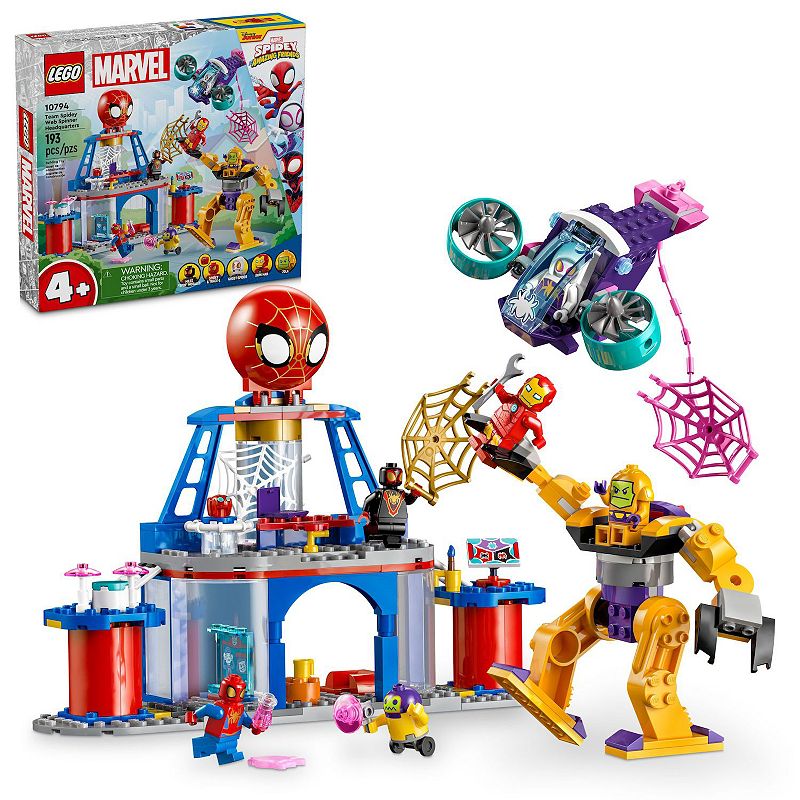 UPC 673419388061 product image for LEGO Marvel Team Spidey Web Spinner Headquarters Spider-Man 10794 Building Kit ( | upcitemdb.com