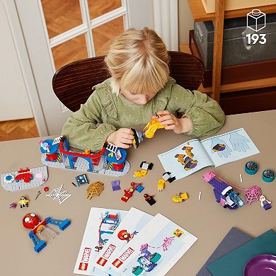 LEGO Marvel Team Spidey Web Spinner Headquarters Spider-Man 10794 Building Kit (194 Pieces)