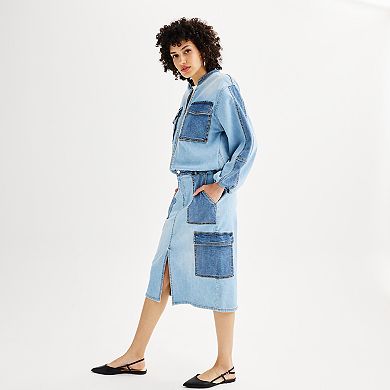 Women's INTEMPO™ Denim Cargo Skirt