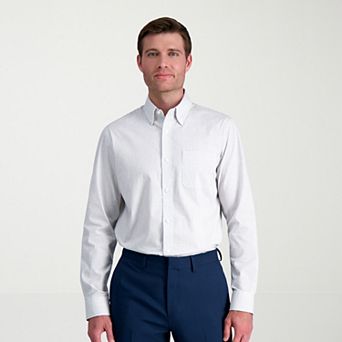 Men's Haggar® Premium Comfort Classic Fit Button Down Collar Dress Shirt