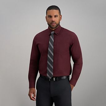 Men's Haggar® Premium Comfort Classic Fit Button Down Collar Dress Shirt