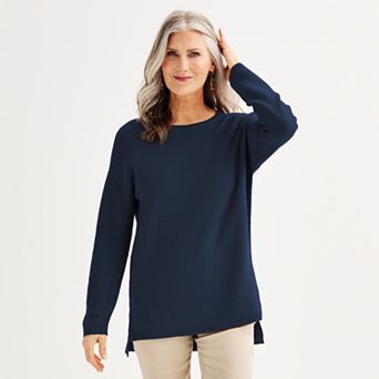 Women's Croft & Barrow® Relaxed Boatneck Sweater