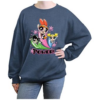 Juniors' The Powerpuff Girls Airbrush Design Graphic Fleece
