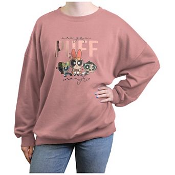 Juniors' The Powerpuff Girls Puff Enough Graphic Fleece
