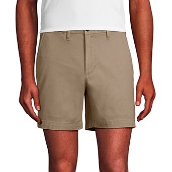 Men's Lands' End 6-inch Traditional-Fit Comfort Waist Knockabout Chino Shorts