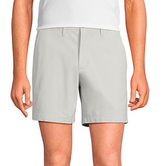 Men's Lands' End 6-inch Traditional-Fit Comfort Waist Knockabout Chino Shorts