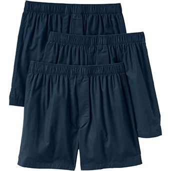 Men's Lands' End 3-Pack Essential Boxers