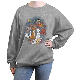 Disney's The Aristocats Group Poster Juniors' Graphic Fleece