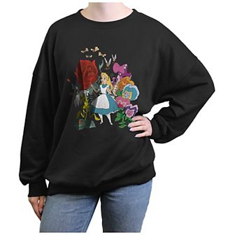 Disney's Alice In Wonderland Flower Afternoon Juniors' Graphic Fleece