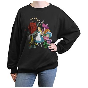 Disney's Alice In Wonderland Flower Afternoon Juniors' Graphic Fleece